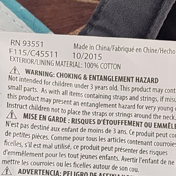 Emma & Chloe Teal White Floral Pattern Cotton Zip Large Size Quilted Tote Bag - Picture 16 of 16